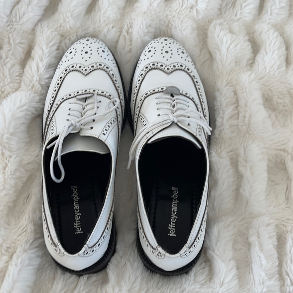 Jeffrey Campbell white Moyra size 8